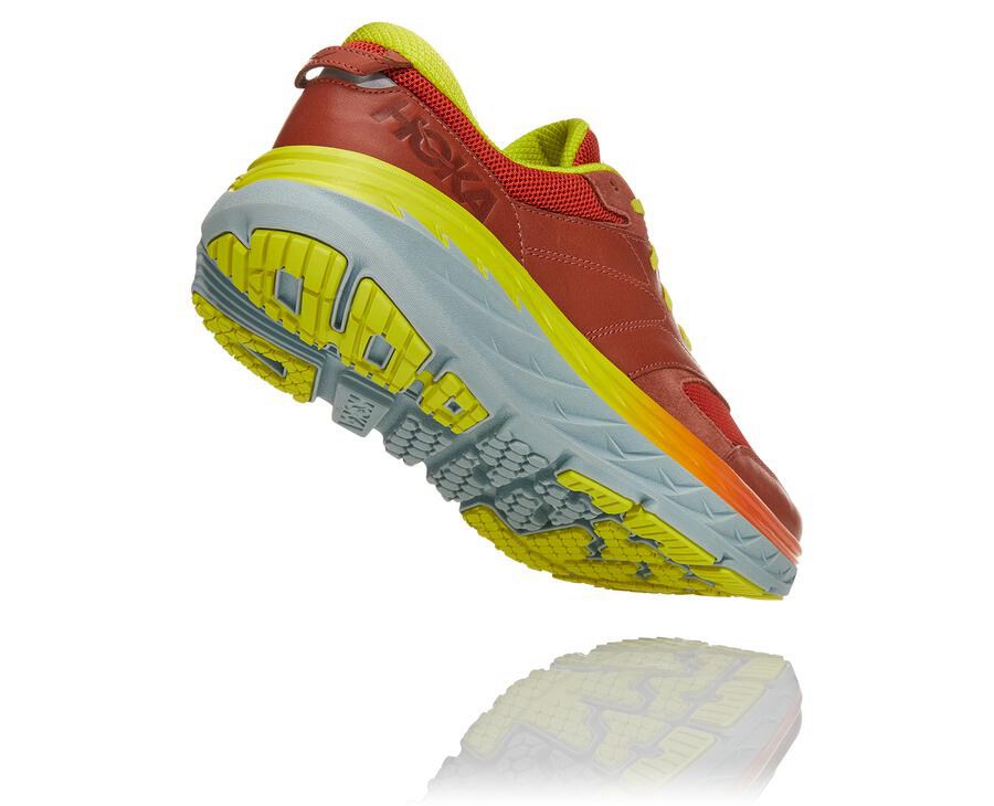 Hoka Australia One One Bondi L - Mens Running Shoes Red - GSVZY-1723